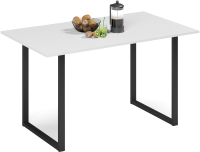 Обеденный стол Soma Tako 100x60 (белый/черный) - 