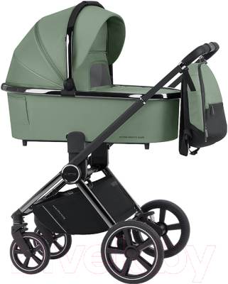 Детская универсальная коляска Carrello Ultimo 2 в 1 / CRL-6511 (Ferm Green/Chrome)