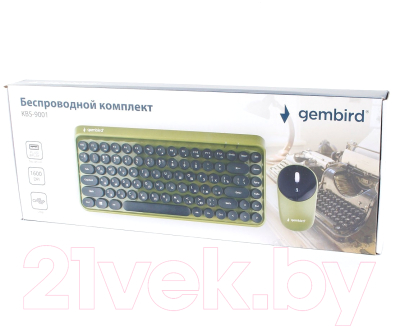 Клавиатура+мышь Gembird KBS-9001