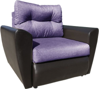 Кресло-кровать Асмана Квадро (кватро 10 кожзам коричневый) - 