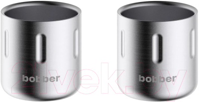 Набор стаканов для горячих напитков Bobber Shot-100 Matte (2шт, матовый)