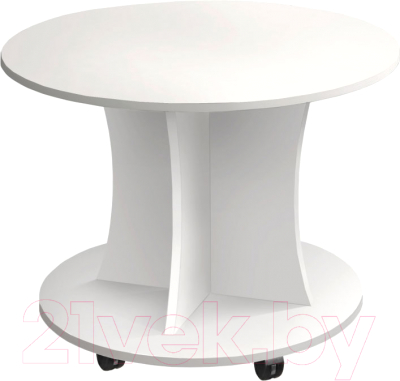 Журнальный столик Артём-Мебель Авеню СН-126.06 (белый)