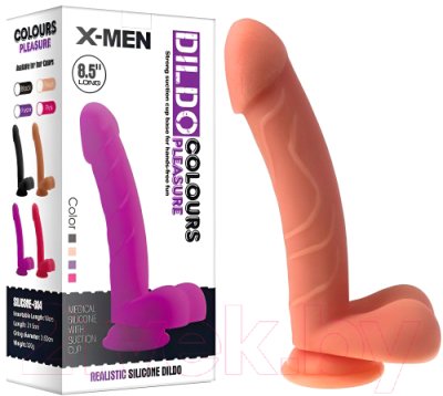 Фаллоимитатор Nlonely X-Men / SILICONE-004FL (телесный)