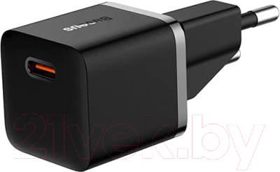 Адаптер питания сетевой Baseus GaN5 Fast Charger Mini 1C 20W EU / CCGN050101 (черный)