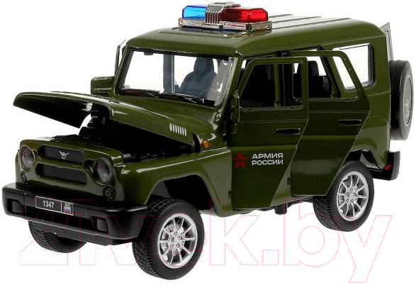 Автомобиль игрушечный Технопарк Uaz Hunter Армия России / HUNTER-124SL-GNAR