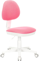Кресло детское Бюрократ KD-3 (розовый TW-13A/пластик белый) - 