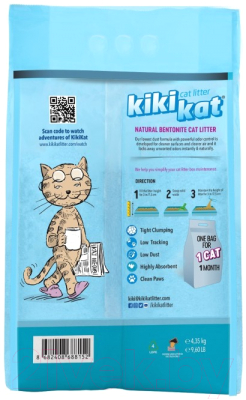 Наполнитель для туалета Kiki Kat Горная свежесть (5л/4.2кг)