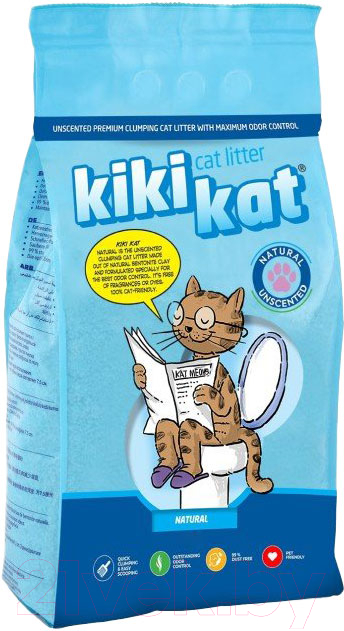 Наполнитель для туалета Kiki Kat Натуральный