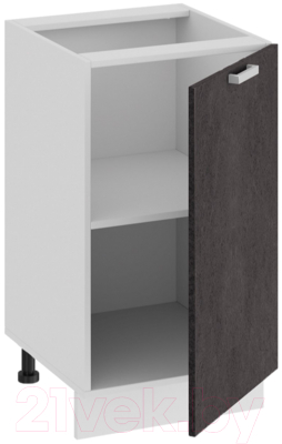 Шкаф-стол кухонный ТриЯ Гранита 1Н45 (белый/бетон графит)