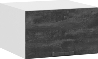 Шкаф навесной для кухни ТриЯ Детройт 1В6ГП (белый/угольный камень) - 