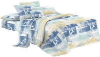 Комплект постельного белья Бояртекс №11613-06 Евро-стандарт (креп-жатка) - 