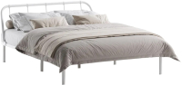 Двуспальная кровать Домаклево Мира 160x200 (белый) - 