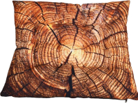 Подушка декоративная Бояртекс Спил дерева 35x40 (с лузгой гречихи) - 