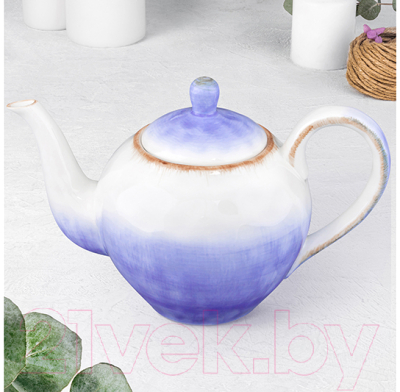 Заварочный чайник Elan Gallery Кантри / 760137 (фиолетовый)