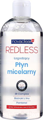 Мицеллярная вода Novaclear Redless Успокаивающая (400мл)