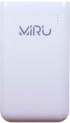 Портативное зарядное устройство Miru LP-1018A 10000mAh (белый)