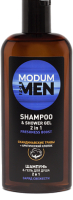 

Шампунь для волос Modum, For Men заряд свежести 2 в 1