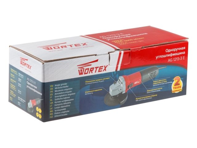 Угловая шлифовальная машина Wortex AG 1213-3 E