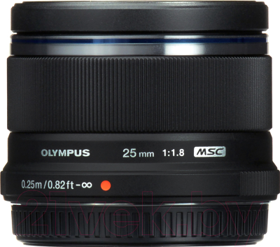 Стандартный объектив Olympus М.Zuiko Digital 25mm f1.8 (черный)