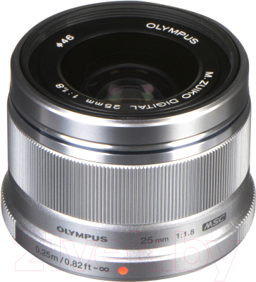 Стандартный объектив Olympus М.Zuiko Digital 25mm f1.8 (серебристый)