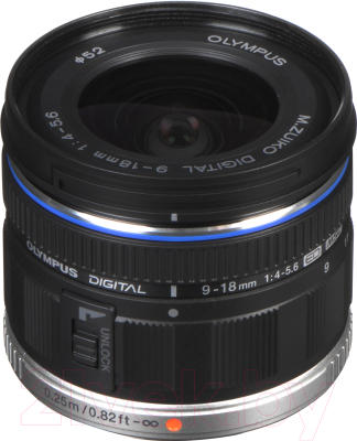 Широкоугольный объектив Olympus М.Zuiko Digital ED 9-18mm f4.0-5.6 (черный)