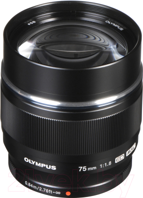 Портретный объектив Olympus М.Zuiko Digital ED 75mm f1.8 (черный)