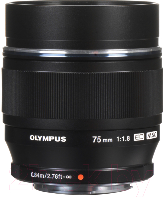 Портретный объектив Olympus М.Zuiko Digital ED 75mm f1.8 (черный)