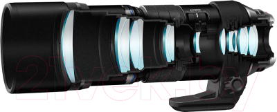 Длиннофокусный объектив Olympus М.Zuiko Digital ED 300mm f4.0 IS PRO (черный)