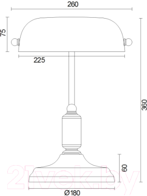 Прикроватная лампа Maytoni Kiwi Z153-TL-01-BS