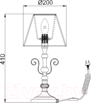 Прикроватная лампа Maytoni Felicita ARM029-11-W