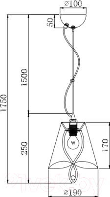 Потолочный светильник Maytoni Boscage MOD206-01-N