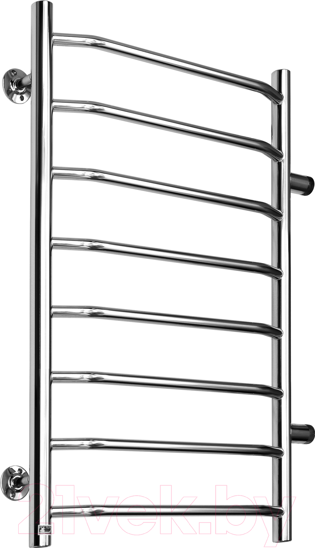 Полотенцесушитель водяной Ростела Трапеция 40x80/8 (1") (боковое подключение)