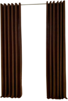Шторы Модный текстиль Канвас 09L / 112MTKANVASMO2-2 (270x360, 2шт, коричневый/античный) - 