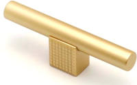 Ручка для мебели Cebi A4240 Smooth PC35 (16мм, матовое золото полимер) - 