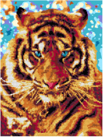 Набор алмазной вышивки Lori Игривый тигр / Ам-021 - 