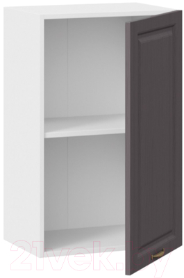 Шкаф навесной для кухни ТриЯ Лина 1В45 (белый/графит)