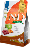 Сухой корм для собак Farmina N&D Grain Free Pumpkin Venison Apple Adult Mini (2кг) - 