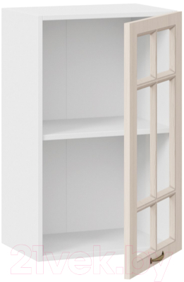 Шкаф навесной для кухни ТриЯ Лина 1В45С (белый/крем)