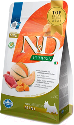 Сухой корм для собак Farmina N&D Grain Free Pumpkin Duck Cantaloupe Adult Mini (2кг)
