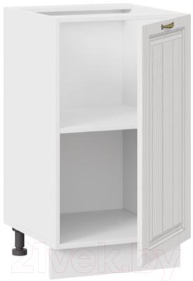 Шкаф-стол кухонный ТриЯ Лина 1Н45 (белый/белый)