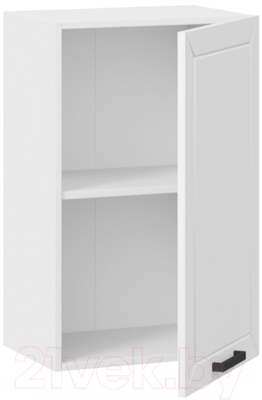 Шкаф навесной для кухни ТриЯ Лорас 1В45 (белый/холст белый)
