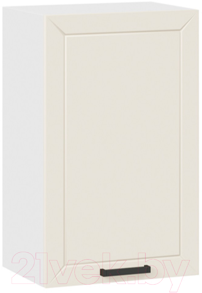 Шкаф навесной для кухни ТриЯ Лорас 1В45 (белый/холст брюле) — фото 1