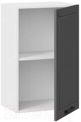Шкаф навесной для кухни ТриЯ Лорас 1В45 (белый/холст вулкан)