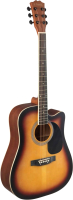 Акустическая гитара Terris TD-045 SB Starter Pack (с аксессуарами) - 