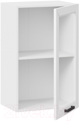 Шкаф навесной для кухни ТриЯ Лорас 1В45С (белый/холст белый)