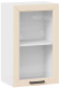 Шкаф навесной для кухни ТриЯ Лорас 1В45С (белый/холст брюле) - 