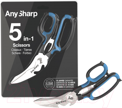 Ножницы кухонные AnySharp Smart Sizzors 5-in-1 / IJWSIZZ