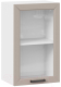 Шкаф навесной для кухни ТриЯ Лорас 1В45С (белый/холст латте) - 
