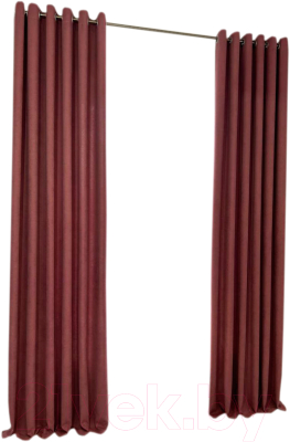 Шторы Модный текстиль Канвас 09L / 112MTKANVASMO2-11 (260x300, 2шт, розовая пудра/античный)