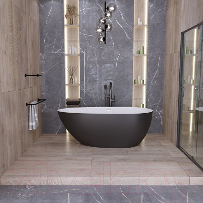 Купить Ванна акриловая Grossman GR-1102M Black Fly 170x80 в Солигорске